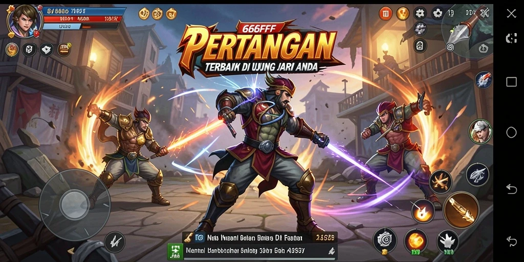 Gameplay 666FF menampilkan pertarungan yang mendebarkan dan grafis memukau.