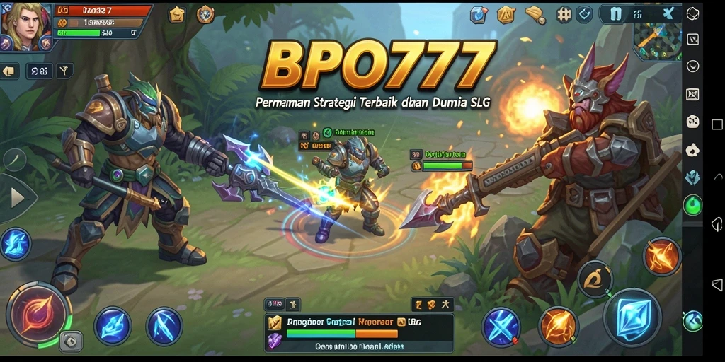 Tampilan gameplay SLG yang strategis dan menarik di BPO777.