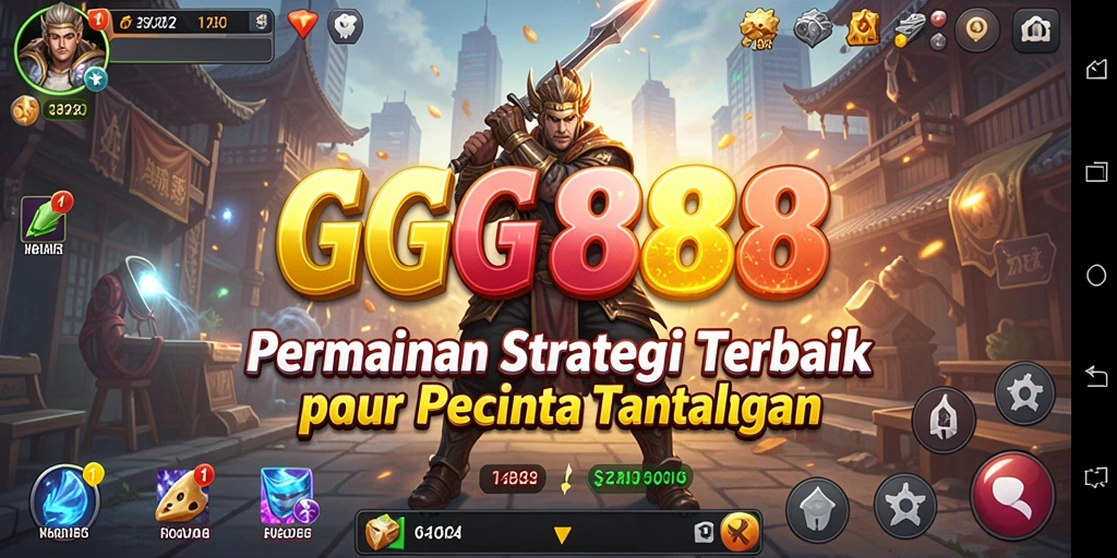 Tangkapan layar GGG888 menampilkan pertarungan strategi yang intens.