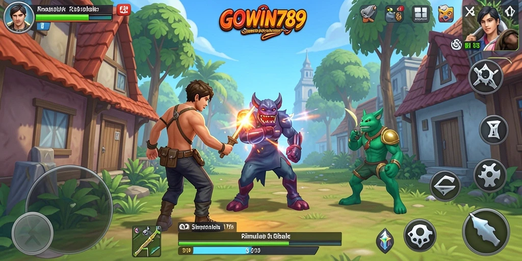 Screenshot utama GOWIN789 menampilkan gameplay simulasi yang mendalam.