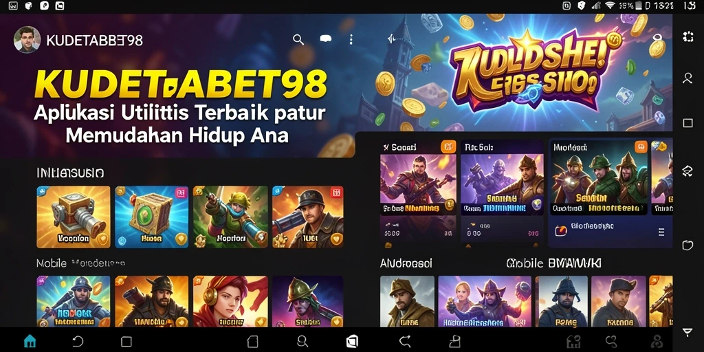 Tangkapan layar KUDETABET98 dengan tampilan utilitas yang menarik dan interface yang mudah digunakan.
