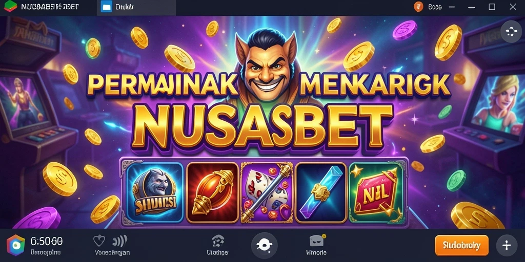 Screenshot gameplay NUSABET menampilkan keseruan permainan slot.