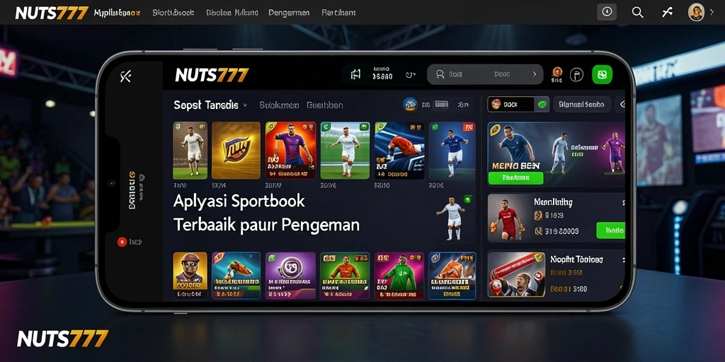 Tampilan gameplay NUTS777 yang menampilkan taruhan olahraga secara langsung.