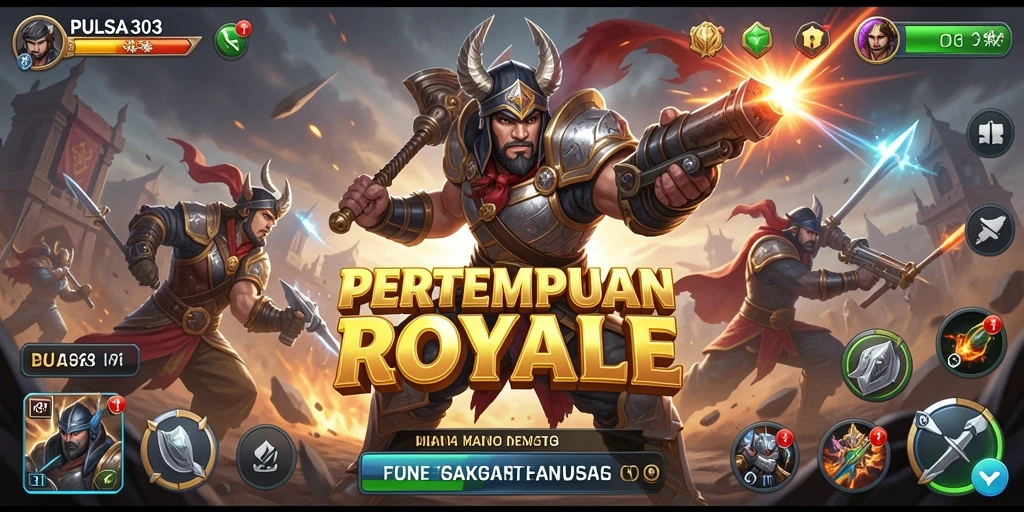Gameplay seru dan menegangkan dalam PULSA303 Battle Royale.