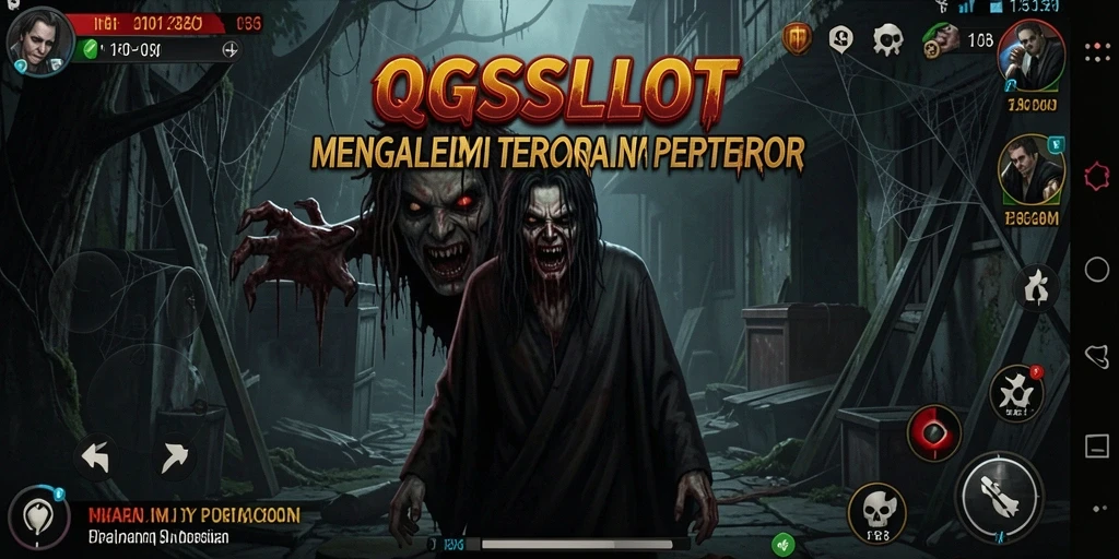 Menampilkan gameplay seram QQSLOT dengan atmosfer menakutkan.