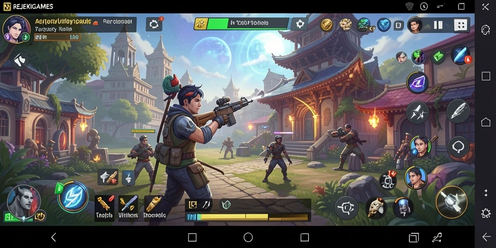 Tampilan antarmuka REJEKIGAMES yang user-friendly dan menarik.