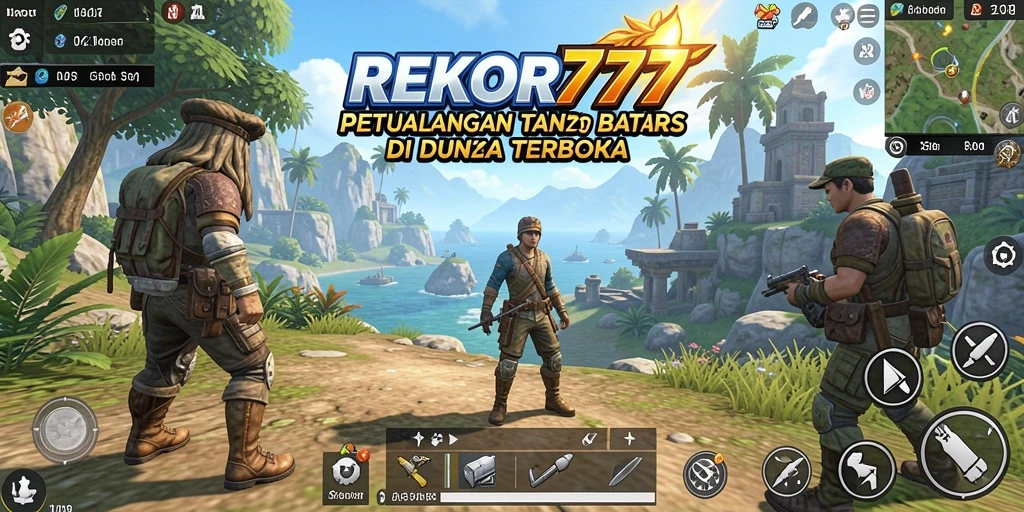 Tampilan gameplay open world yang mengesankan dari REKOR777.