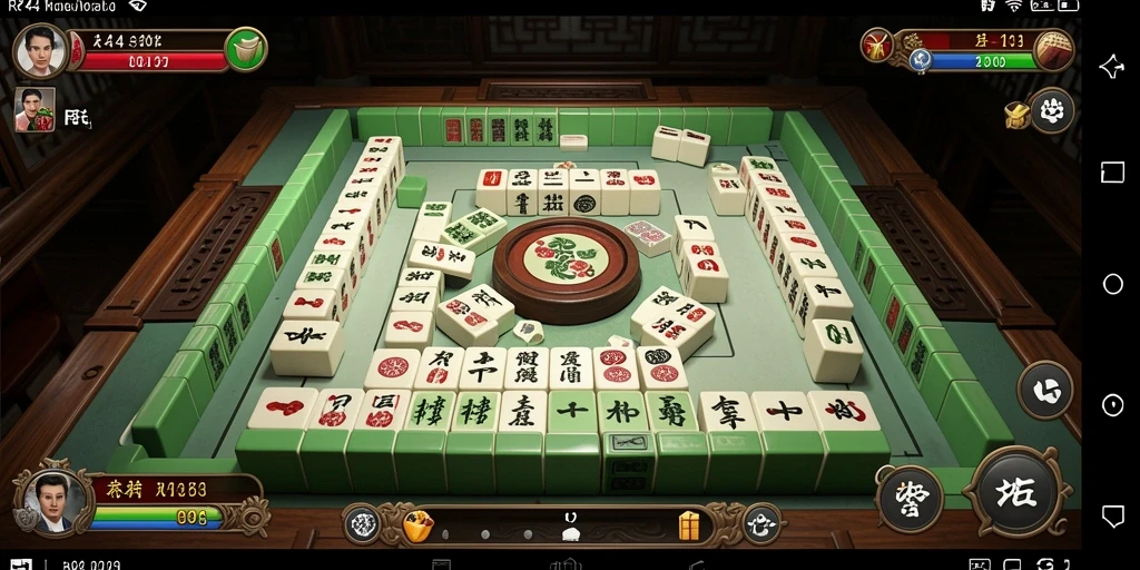Tampilan gameplay Mahjong yang menarik dan menantang di RR44.