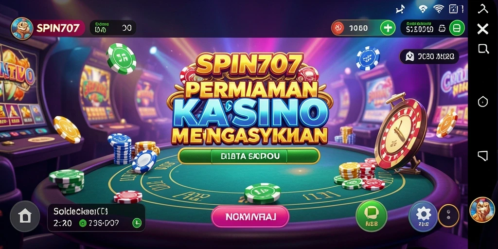 Tangkapan layar gameplay SPIN707 menampilkan keseruan permainan Kasino.