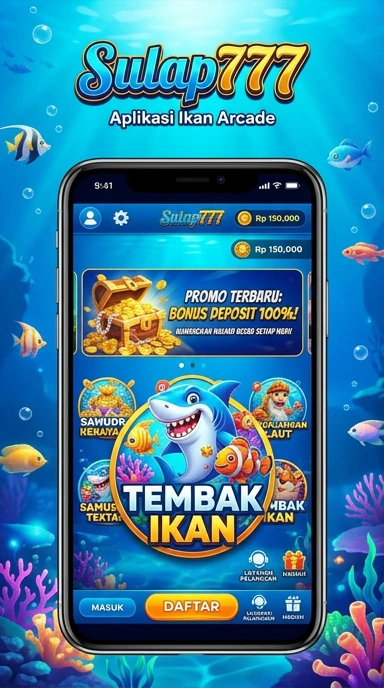 Tampilan antarmuka aplikasi sulap777 yang menarik.